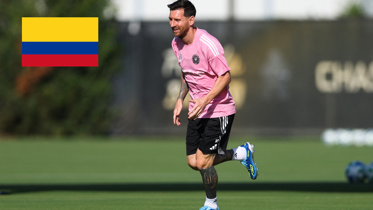 Messi entrenando con Inter Miami