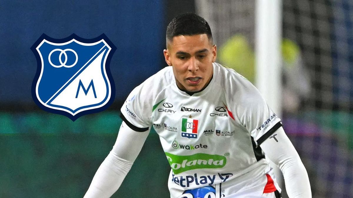 Mateo García, jugador de Millonarios, y el curioso mensaje de un excompañero