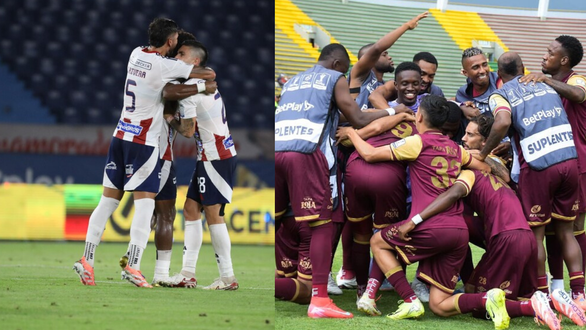 Junior y Tolima se medirán en la final de la Liga BetPlay