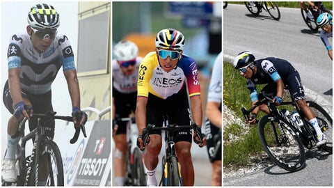 Ciclistas colombianos en el World Tour