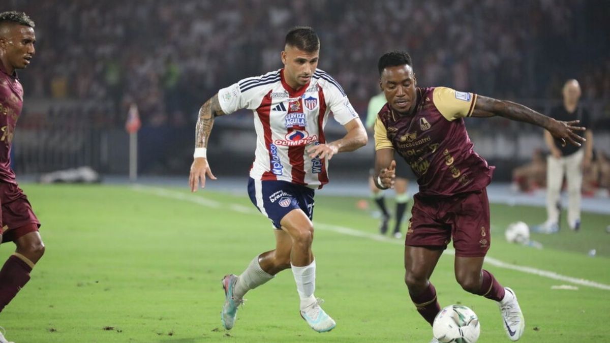 Deportes Tolima vs Junior de Barranquilla, final de la Liga BetPlay