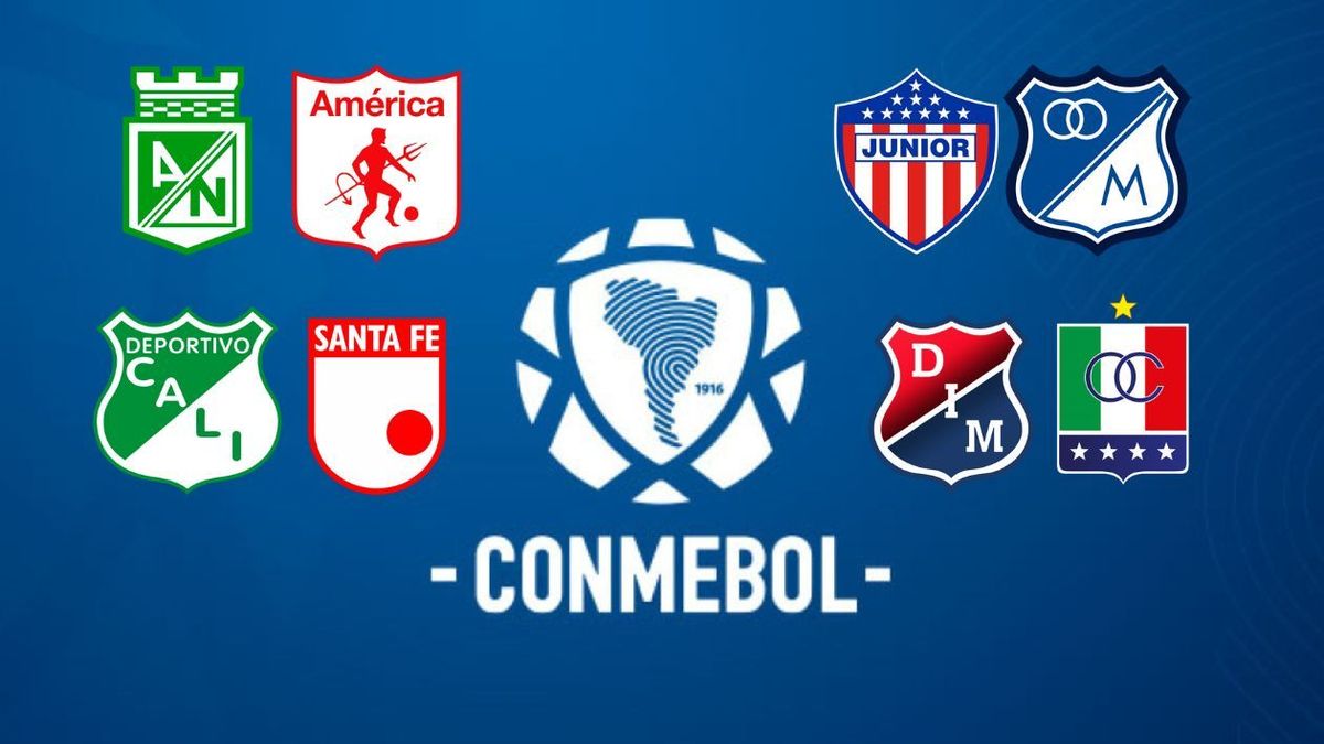 Así quedaron los equipos colombianos en el Ranking de Clubes CONMEBOL 2026