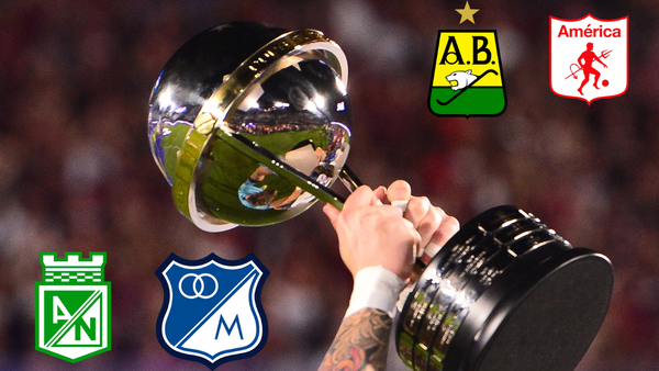 Definidos los cruces de los colombianos en Sudamericana ¿Hay clásico?