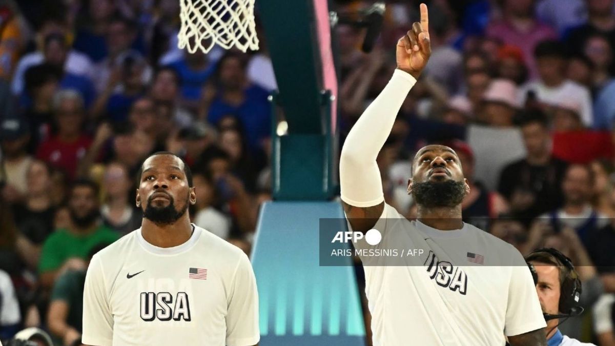 Kevin Durant y LeBron James