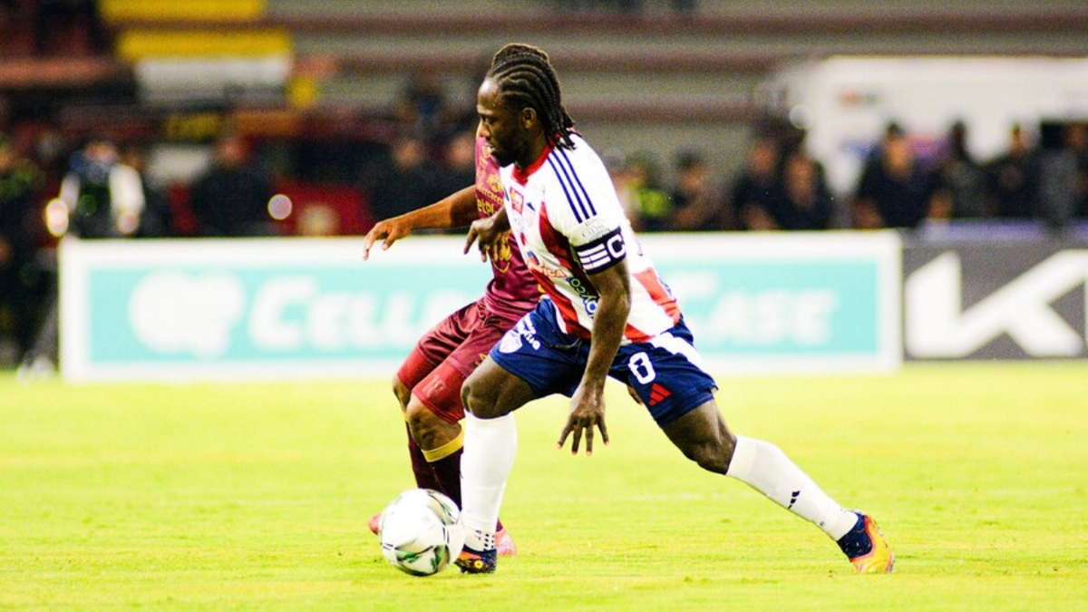 Chará en la final de la Liga BetPlay