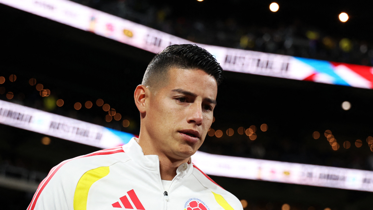 James con la camiseta de la Selección Colombia