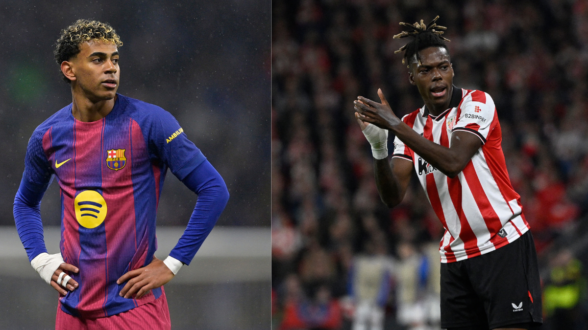 Lamine Yamal y Nico Williams