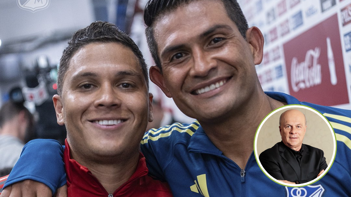 Juanfer y Mackalister después del River-Millonarios