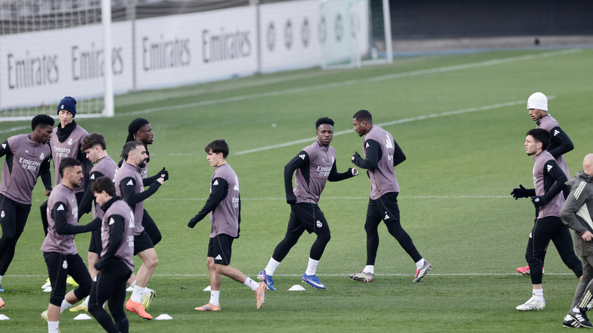 Real Madrid entrenando