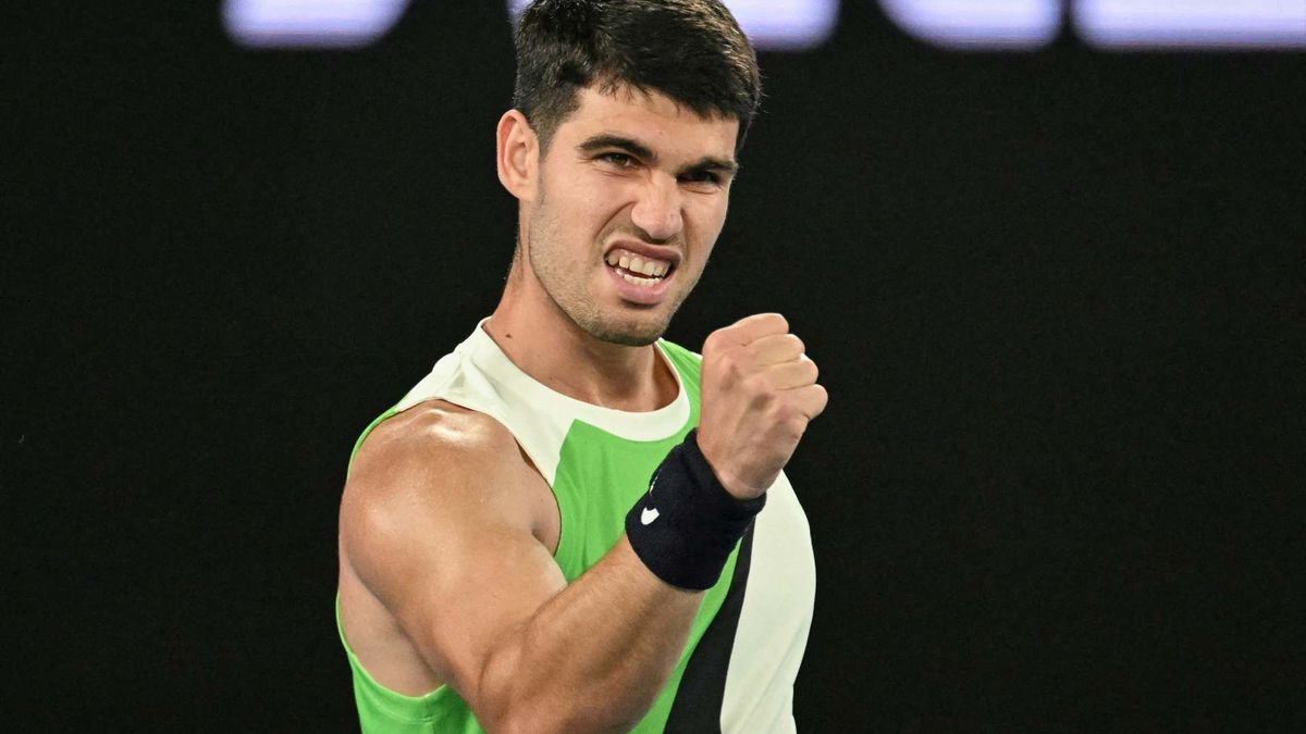 Carlos Alcaraz debutó con victoria en el Abierto de Australia