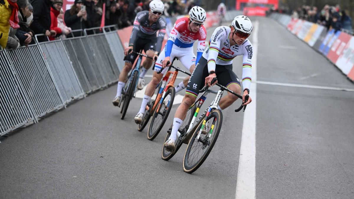 Mathieu Van der Poel en la Copa Mundo de ciclocrós