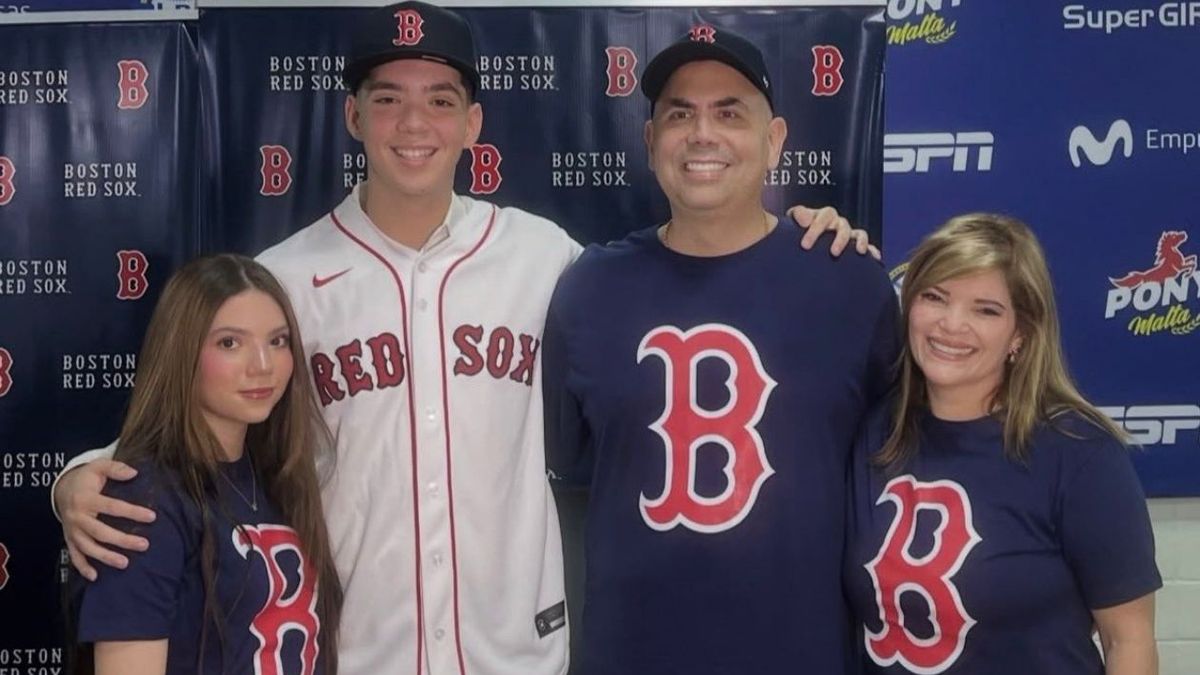 Harry José Canedo, jugador de los Boston Red Sox.