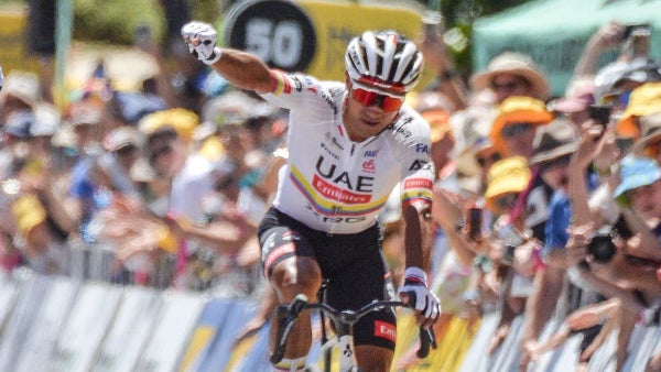 Jhonatan Narváez: así va en la general del Tour Down Under tras la etapa 2