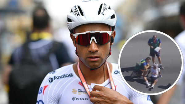 Jhonatan Narváez se retira del Tour Down Under 2026 tras fuerte caída