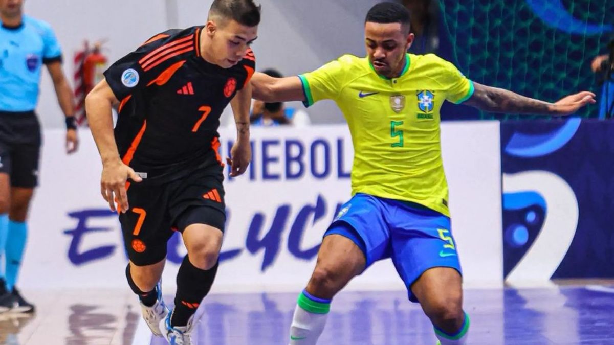 Colombia vs Brasil en Copa América de Futsal