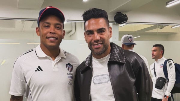 Muriel y Falcao: encuentro en El Campín tras el triunfo de Junior a Millonarios