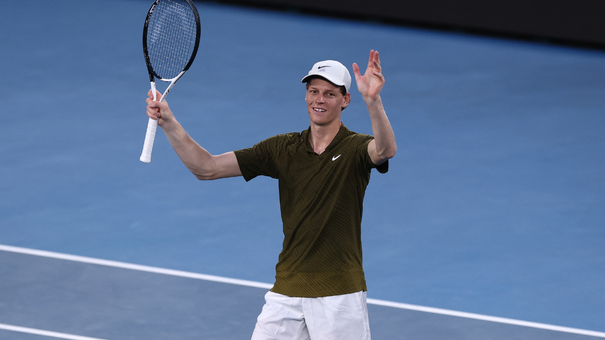 Jannik Sinner en el Australian Open