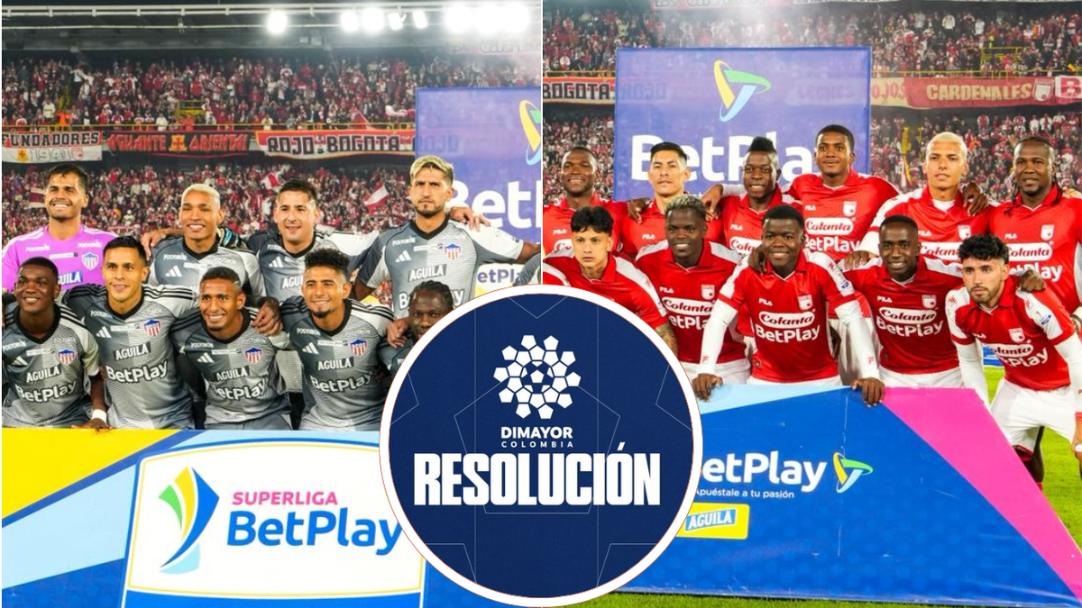 Dimayor tomó decisión con sanciones a Santa Fe y Junior tras la Superliga BetPlay.