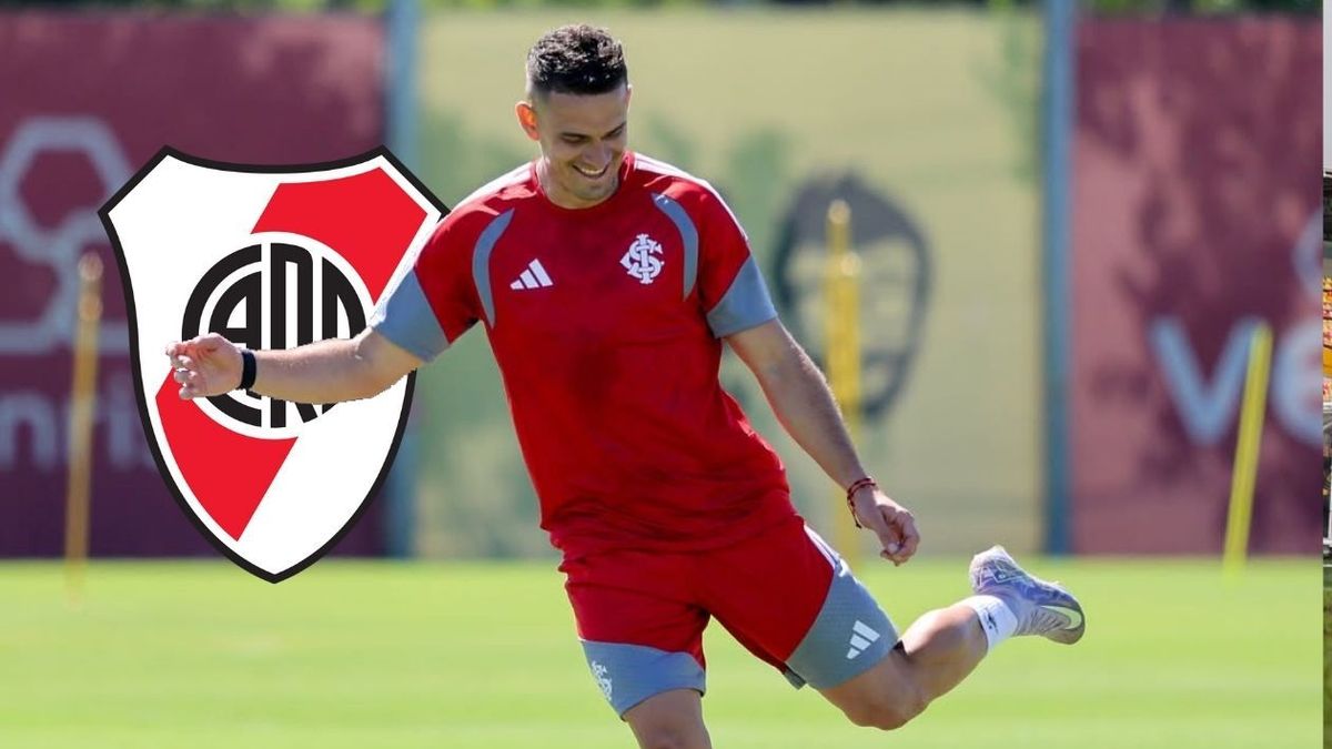 Rafael Santos Borré, jugador del Inter de Portoalegre.