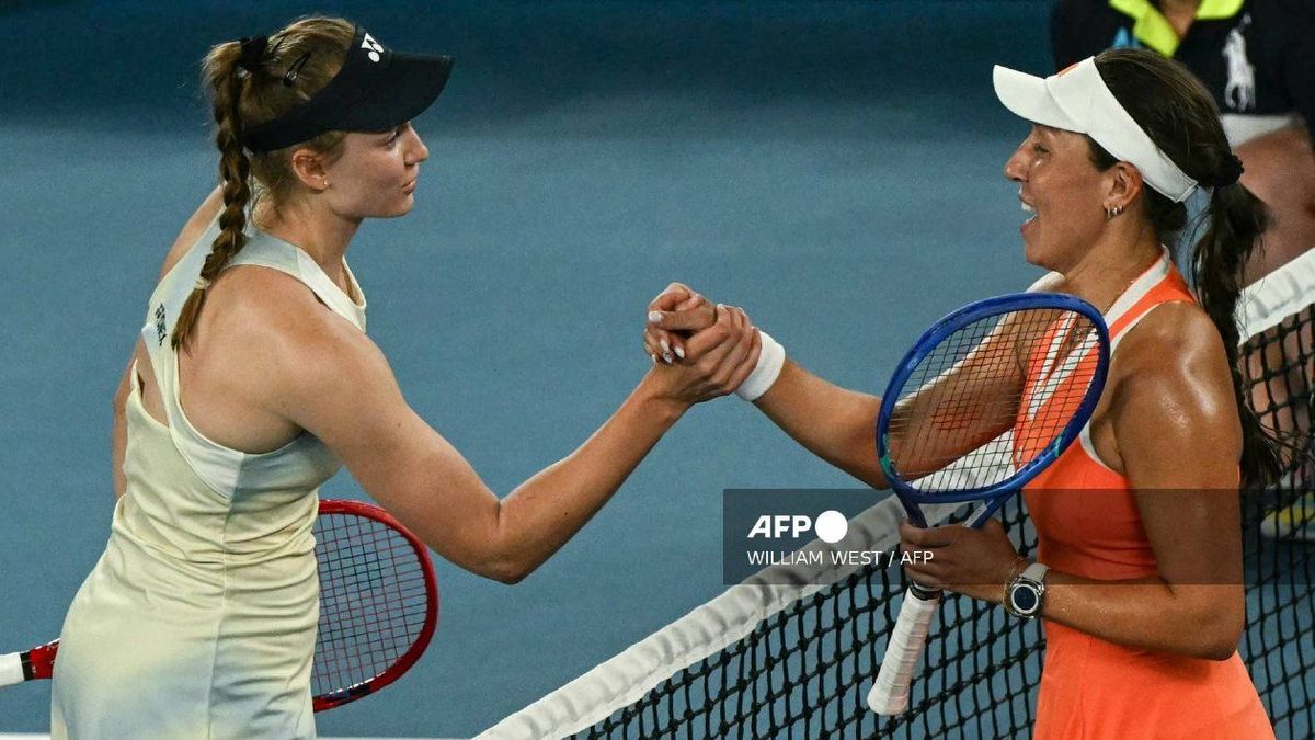 Elena Rybakina y Jessica Pegula