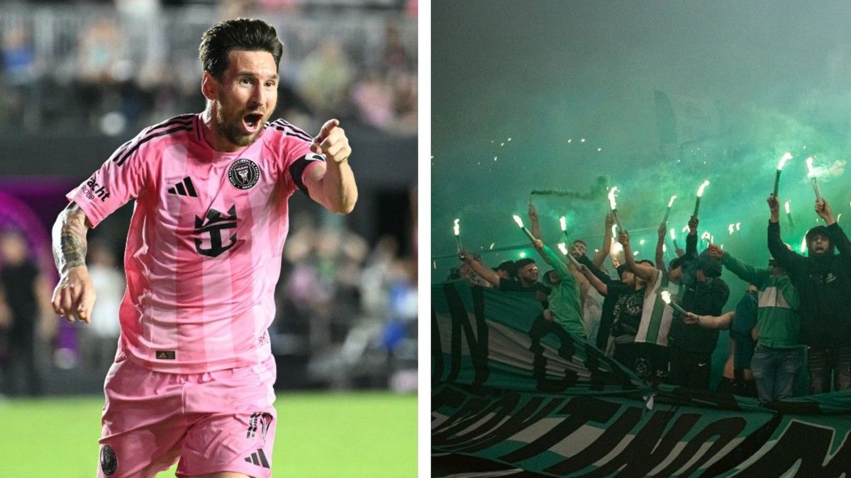 Lionel Messi jugando en el Inter Miami