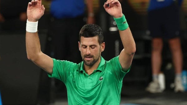 Djokovic calienta la final del Australian Open: 