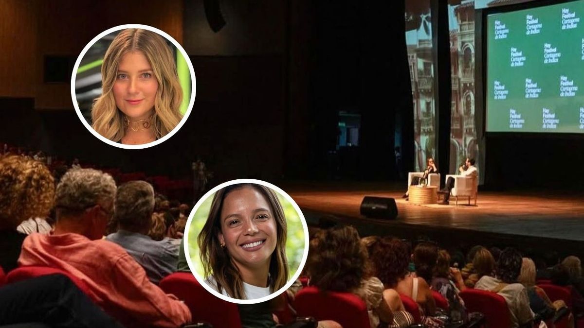 Andrea Guerrero y Chechi Baena, en conversatorio en el Hay Festival.
