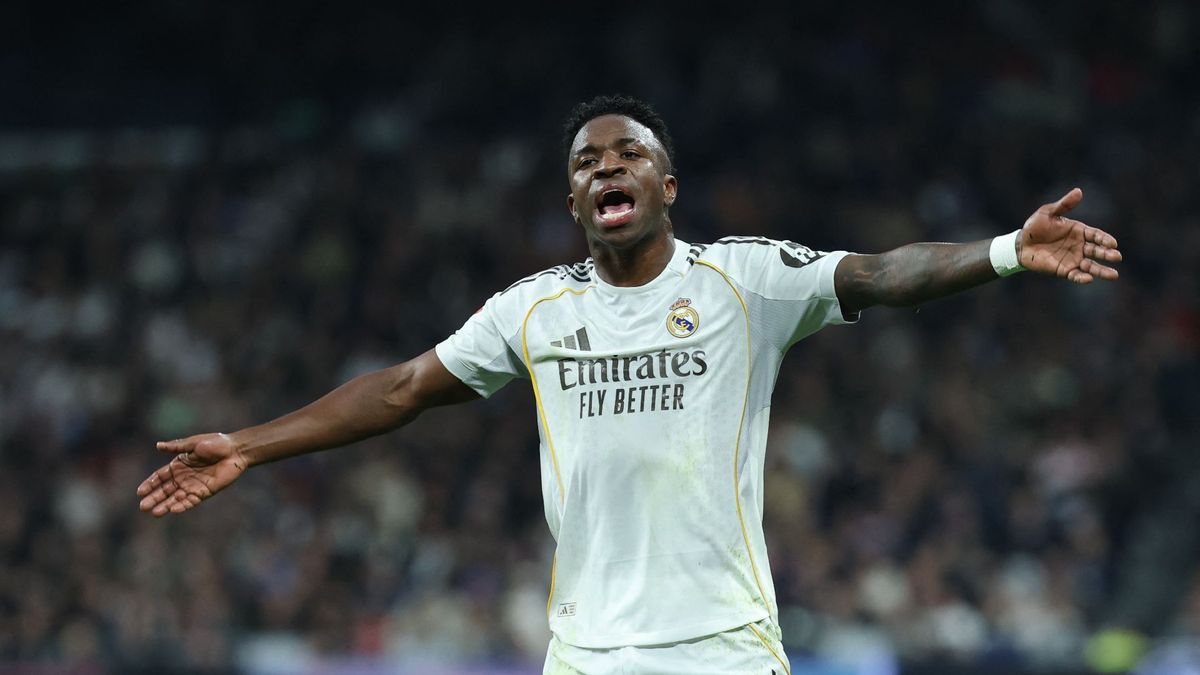 Vinícius Jr marcó en la victoria de Real Madrid