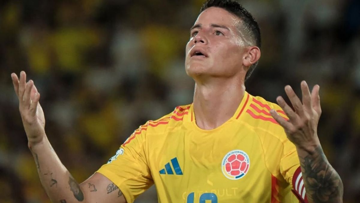 James Rodríguez, capitán de la Selección Colombia.