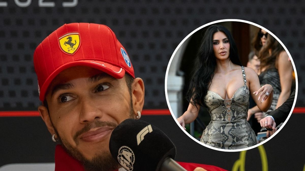 Lewis Hamilton y Kim Kardashian.
