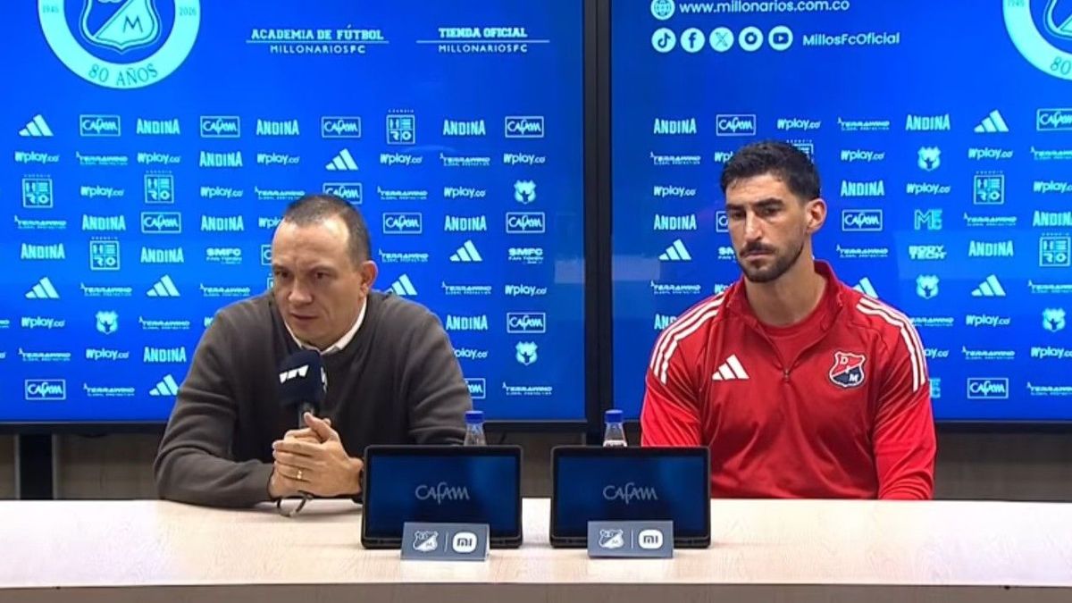 Alejandro Restrepo tras el empate de Medellín con Millonarios