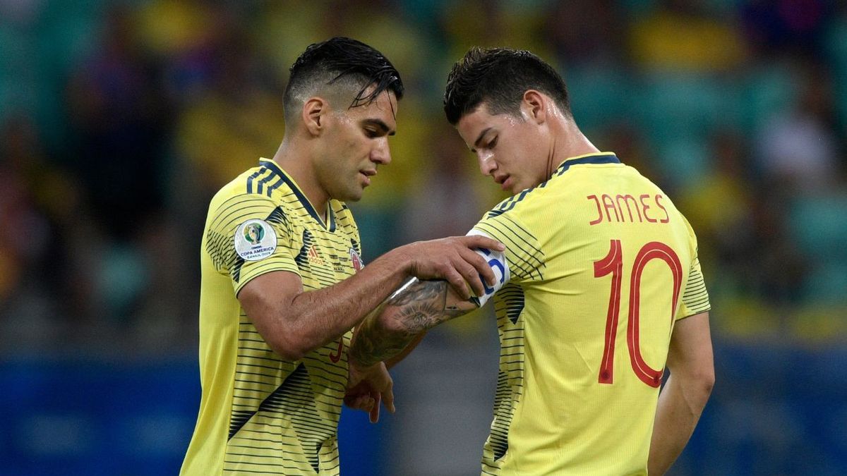 Falcao y James Rodríguez