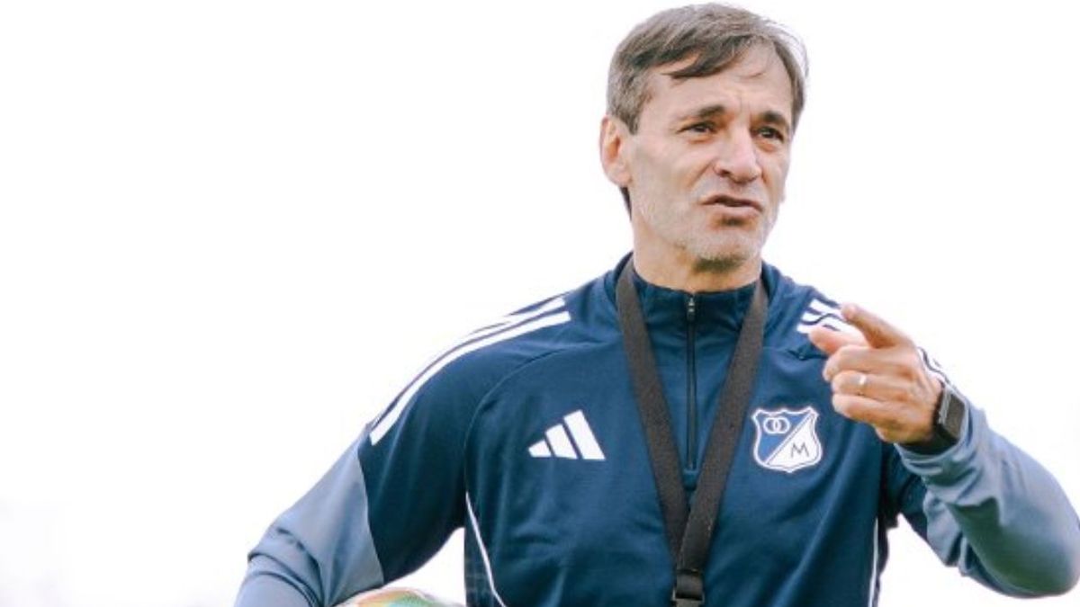 Fabián Bustos, entrenador de Millonarios