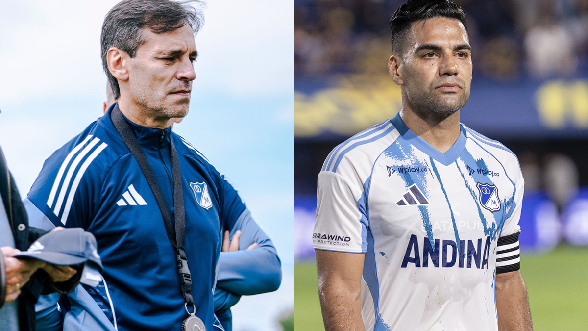 Fabián Bustos habló sobre la competencia de Falcao para ser titular en Millonarios