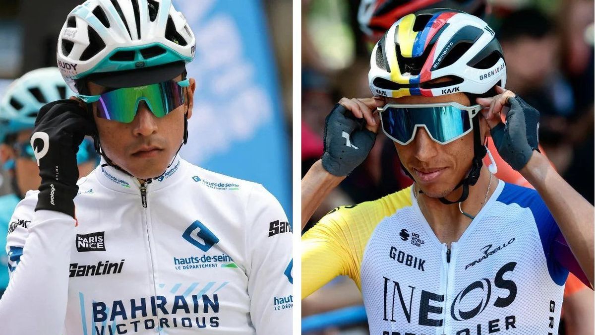 Santiago Buitrago y Egan Bernal