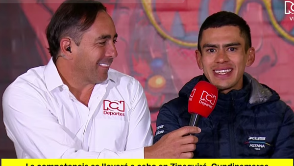 Harold Tejada calentó los Nacionales de ruta: advertencia para Egan y Martínez en la crono