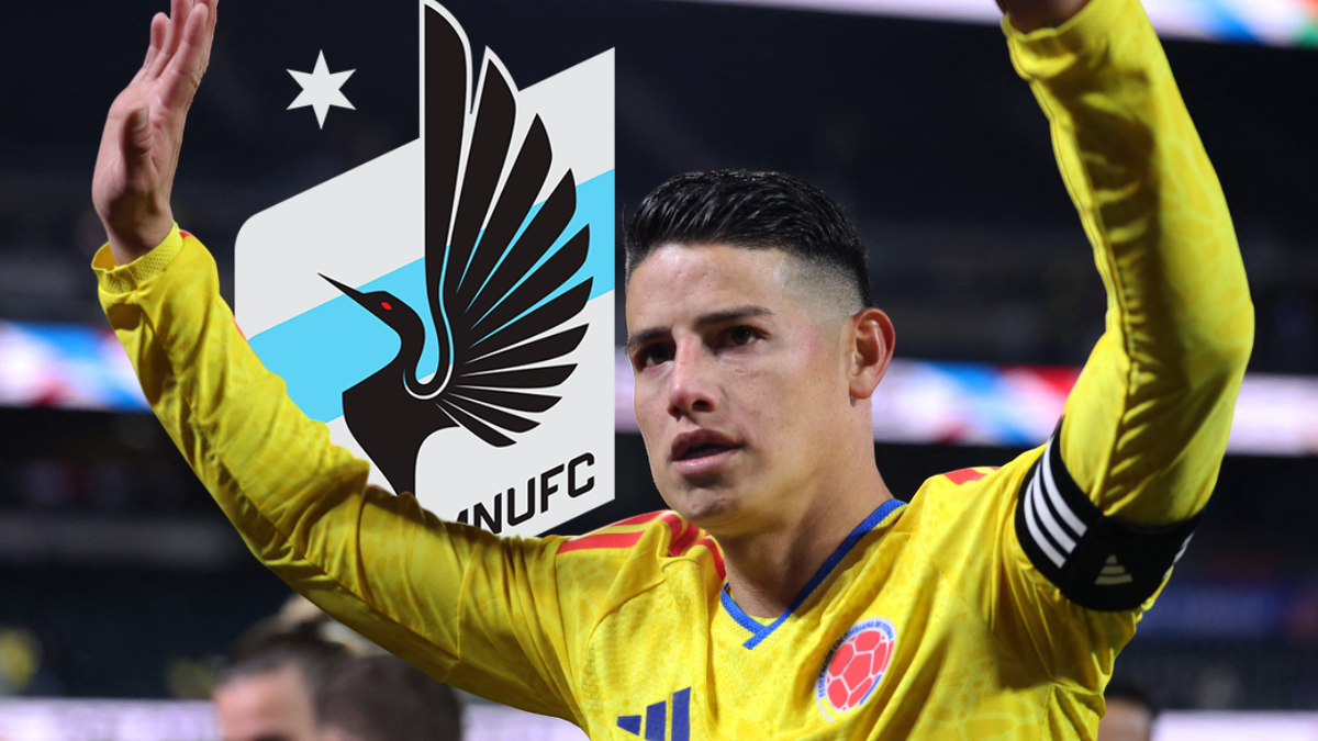 Hay incertidumbre sobre el dorsal que usaría James Rodríguez en Minnesota