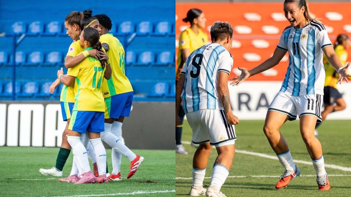Brasil y Argentina en el Sudamericano Femenino Sub-20