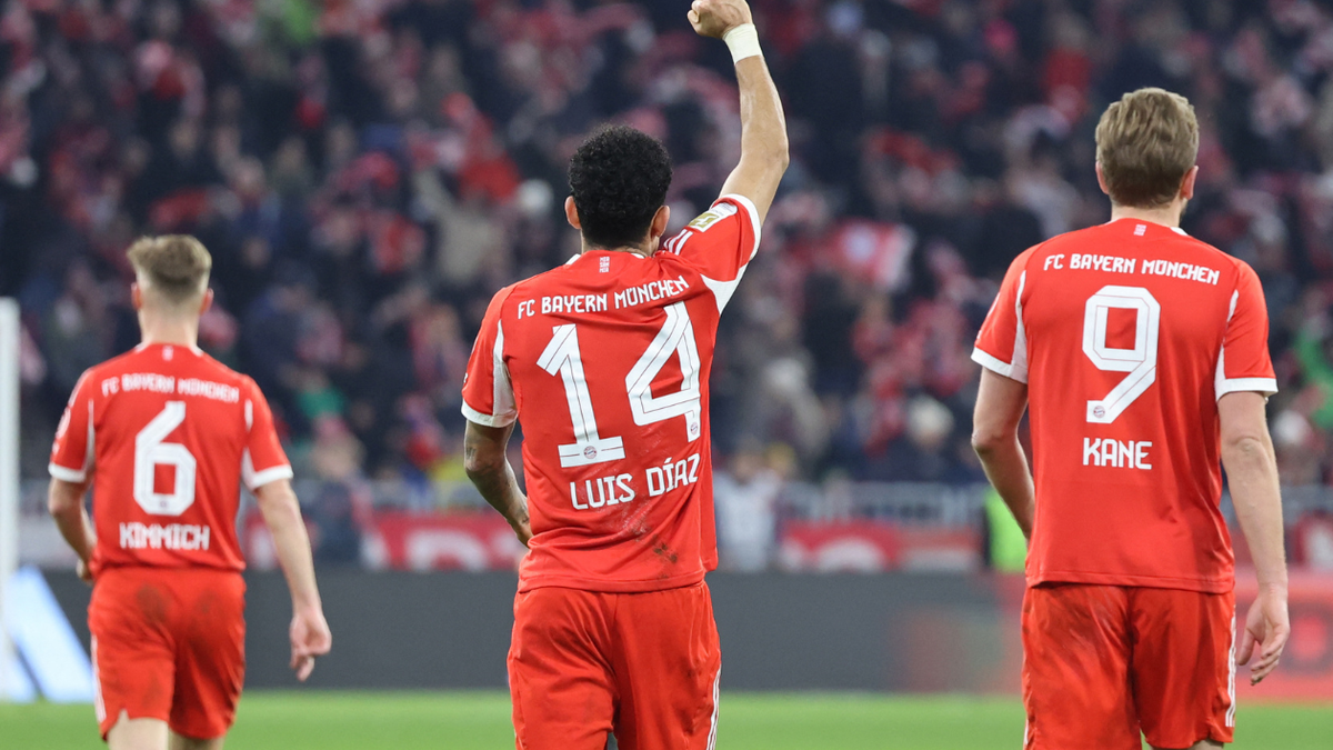 Luis Díaz con el Bayern Múnich