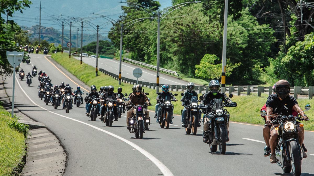 Motos en el Carnaval de Barranquilla