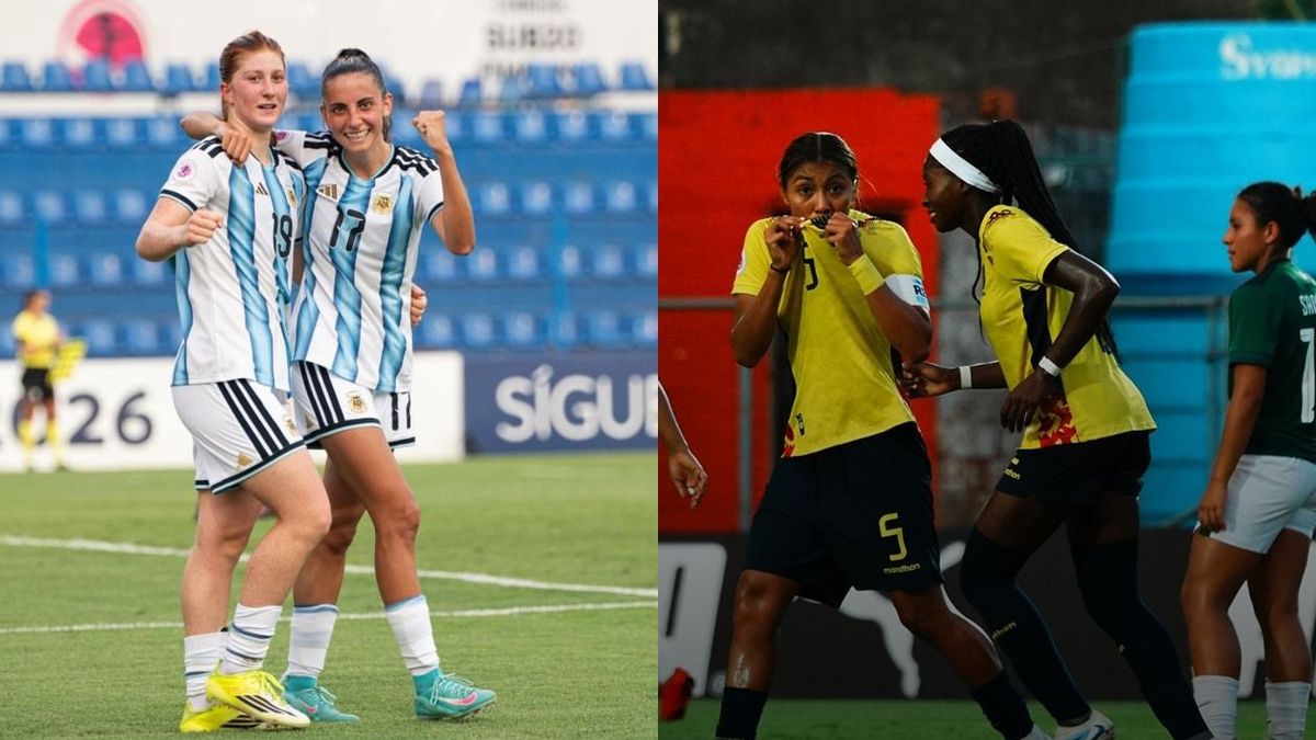 Argentina y Ecuador en el Sudamericano Femenino Sub-20