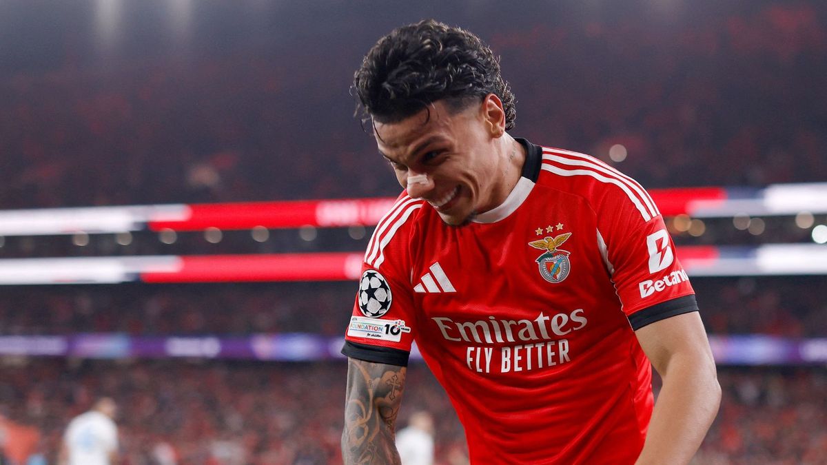 Richard Ríos, jugador del Benfica