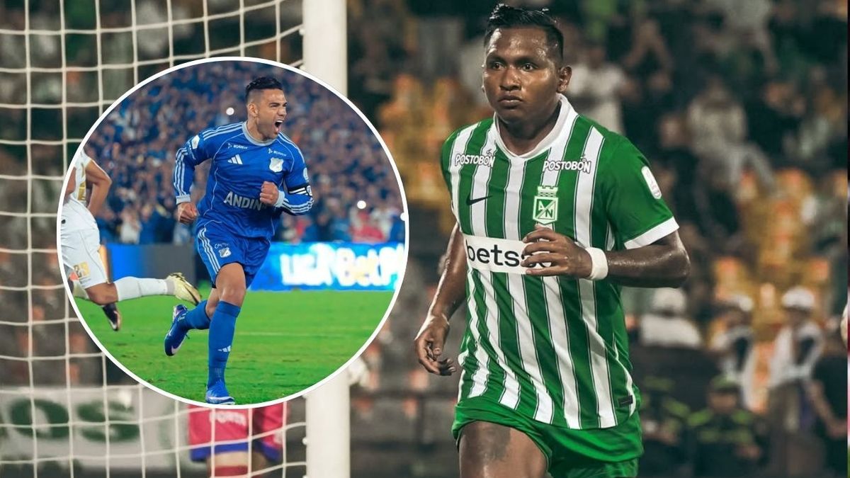 Radamel Falcao y Alfredo Morelos.