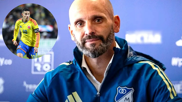 “El que quiera jugar en Millonarios está”: Michaloutsos sobre James Rodríguez