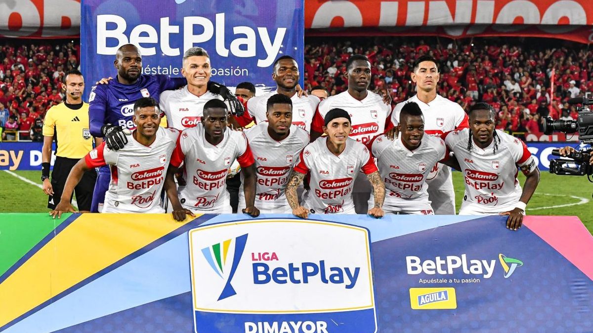 Santa Fe en la Liga BetPlay vs América