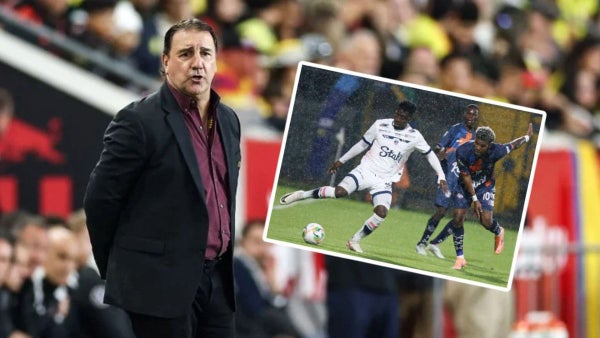 Lorenzo sorprende: fue a ver jugador en partido entre Fortaleza y Chicó