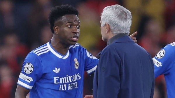 Mourinho contra la provocación de Vinicius: 