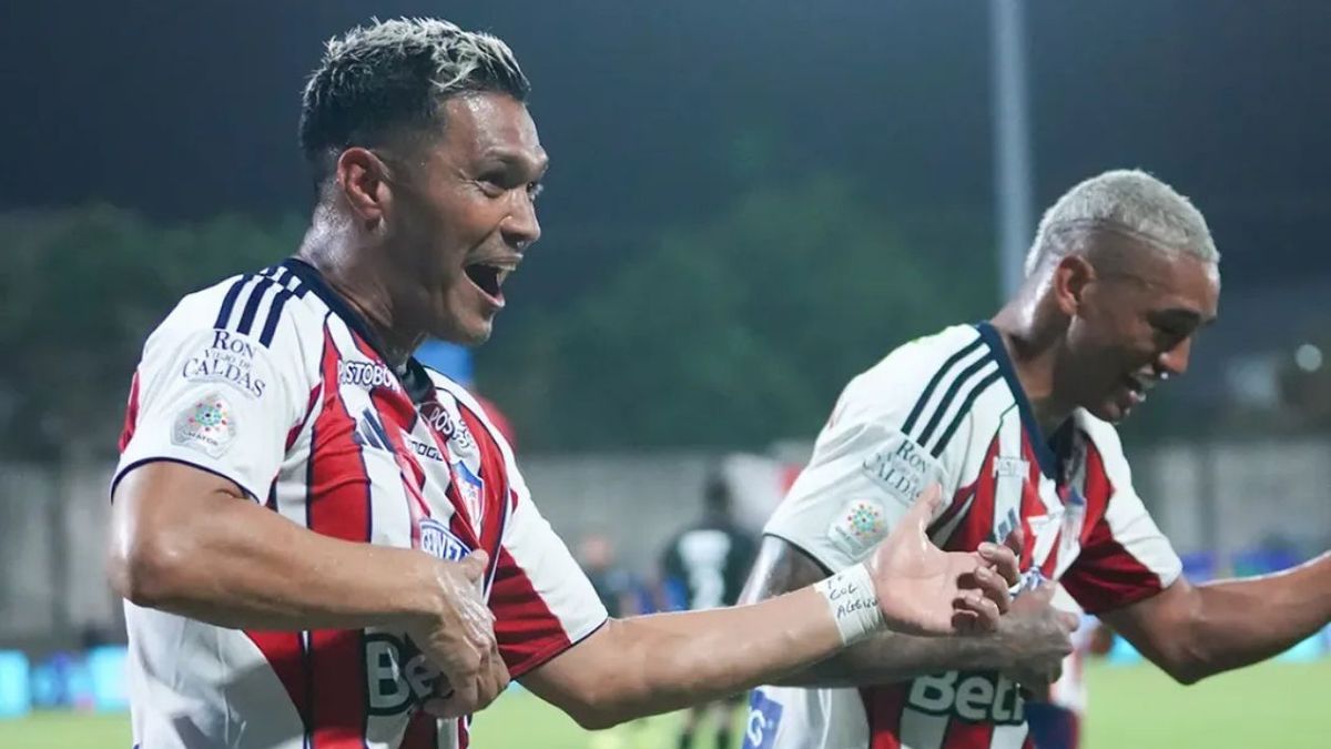 Teofilo Gutiérrez, goleador del Junior contra el América.