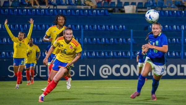Colombia no levanta; perdió ante Brasil en el Sudamericano Femenino Sub-20