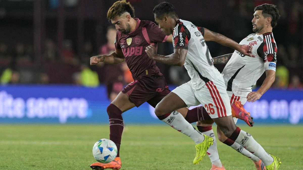 Lanús derrotó a Flamengo en la ida de la Recopa Sudamericana